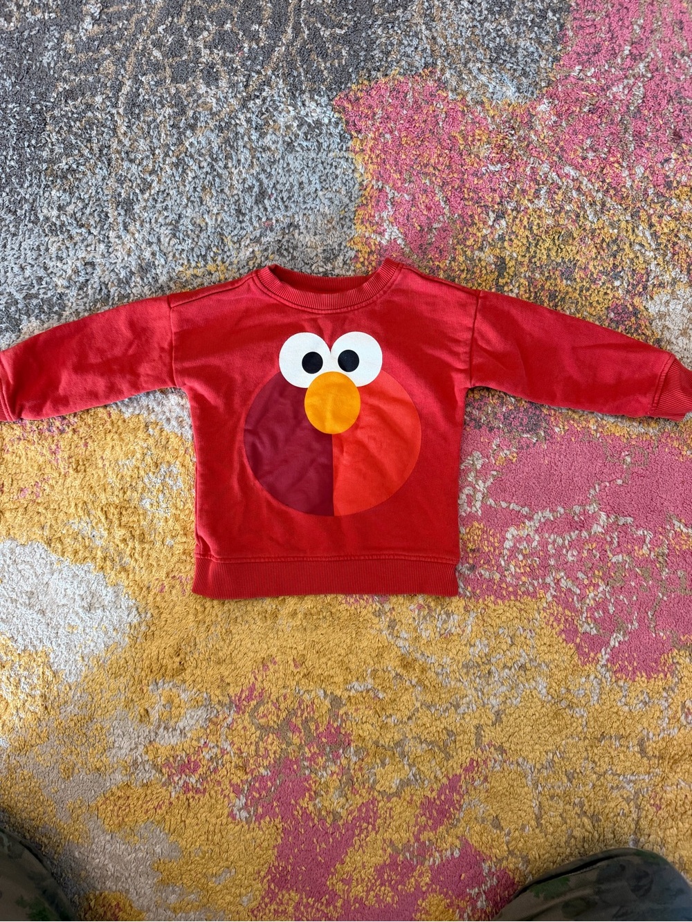 Hanna Andersson Red Elmo Face Pullover Sweatshirt
